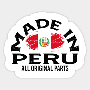 Born in Peru Sticker